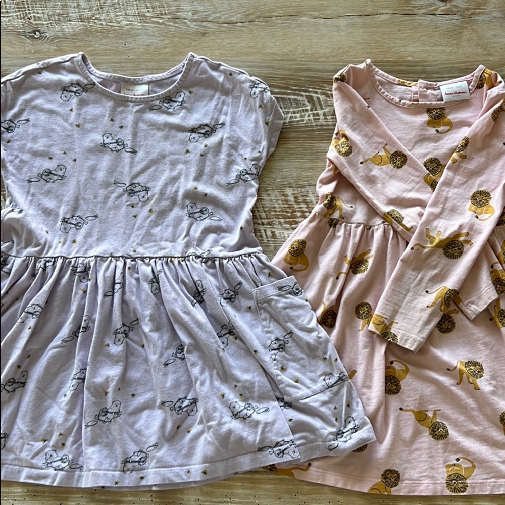 Hanna Andersson lot: 2 girl’s dresses size 6-7